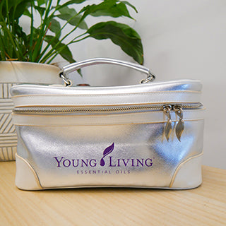 Silver Cosmetic Bag