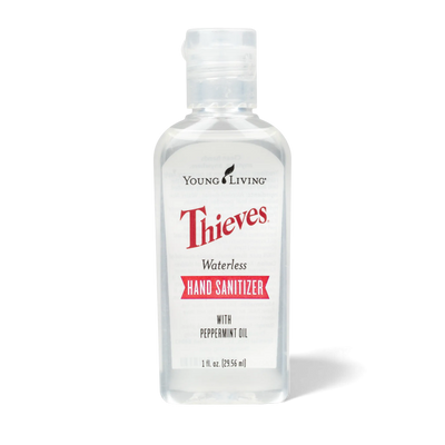 Thieves Waterless Hand Sanitizer with peppermint oil, 29.5 ml