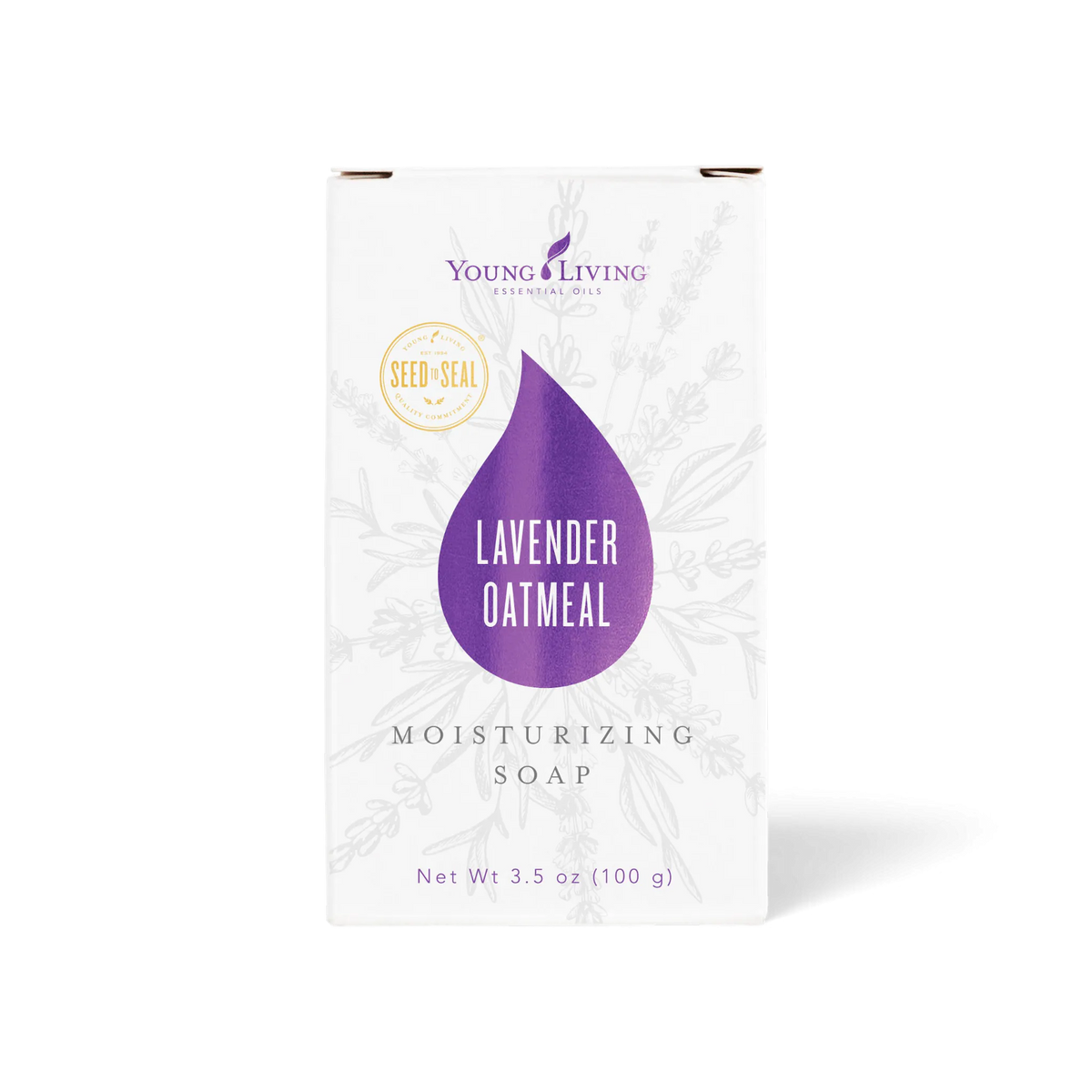 Lavender Oatmeal Bar Soap, 100 g
