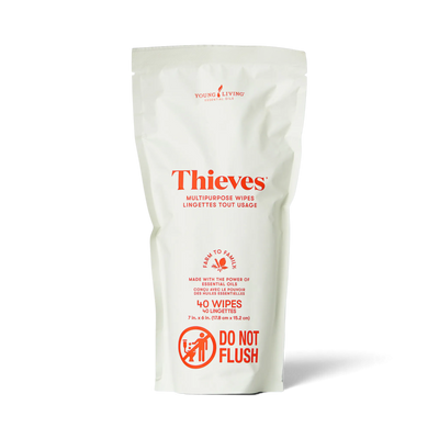 Thieves Multi-Purpose Cleaning Wipes, pack of 40