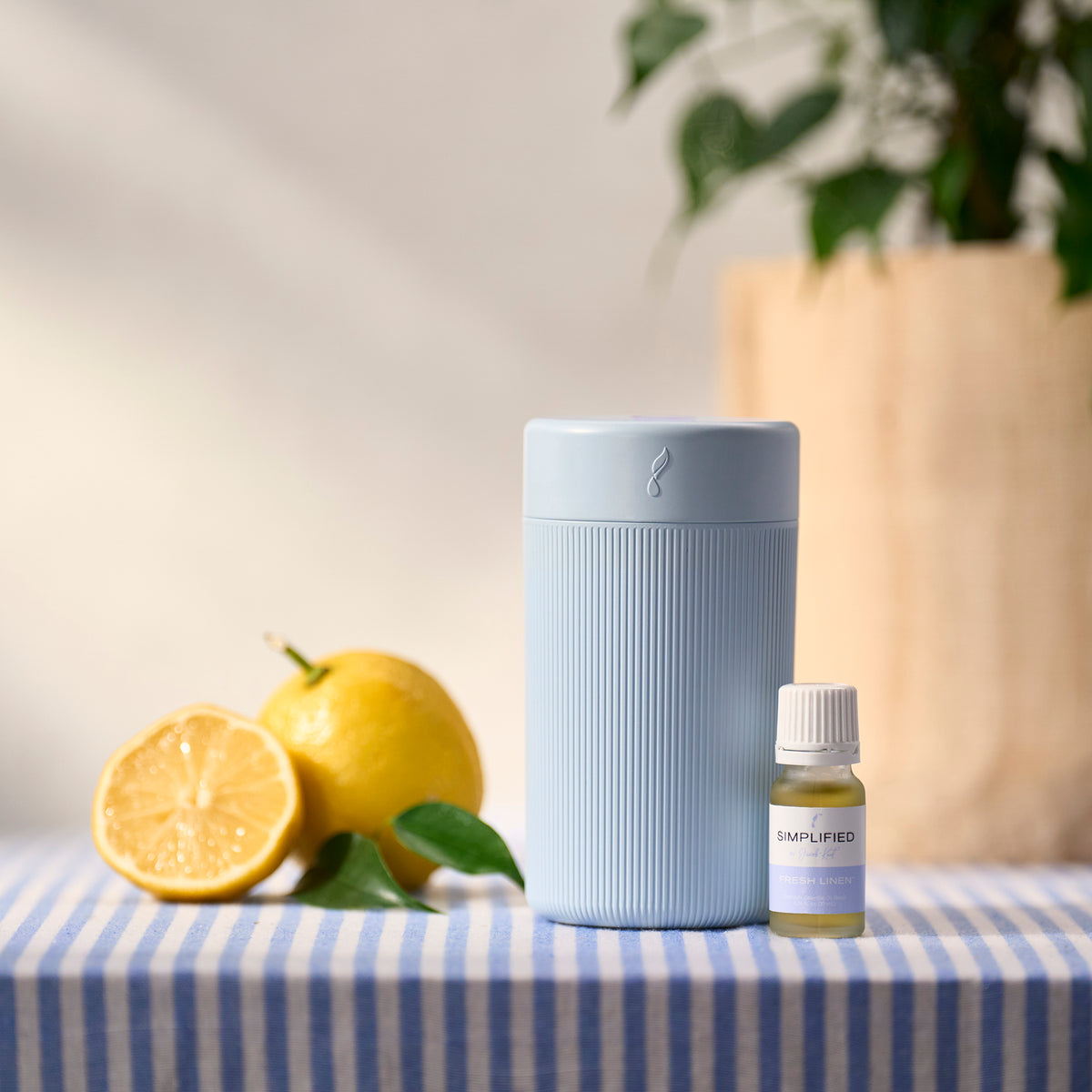 Blue Linen Wanderful Diffuser Bundle