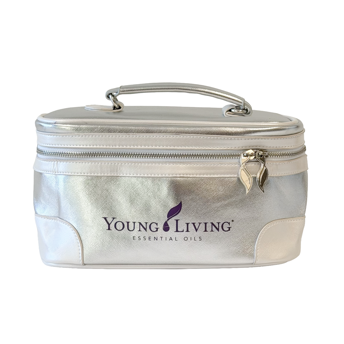 Silver Cosmetic Bag